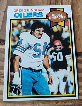 1979 Topps #67 Gregg Bingham Houston Oilers — front