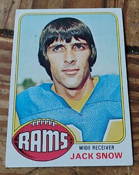 1976 Topps #401 Jack Snow — front