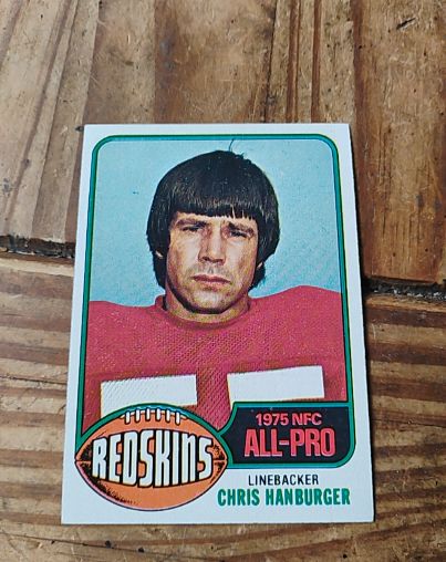 1976 Topps #330 Chris Hanburger — front