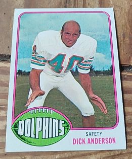1976 Topps #335 Dick Anderson — front