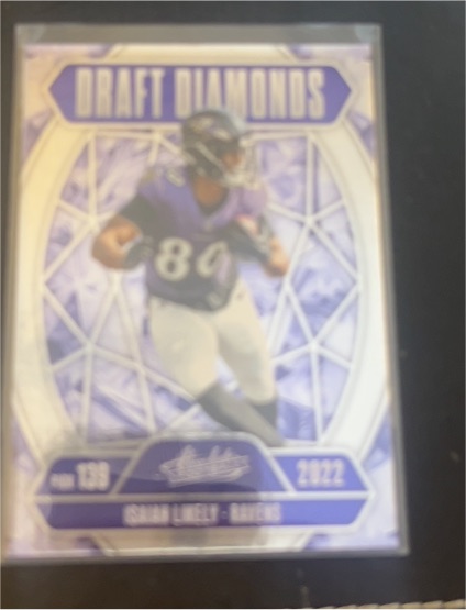 2025 Panini Absolute Draft Diamonds #DD-ILY Isaiah Likely — front