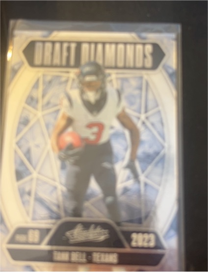 2025 Panini Absolute Draft Diamonds #DD-TDL Tank Dell — front