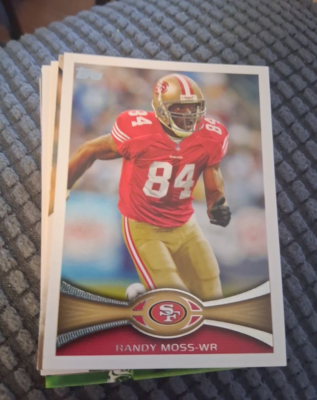 2012 Topps #258 Randy Moss — front