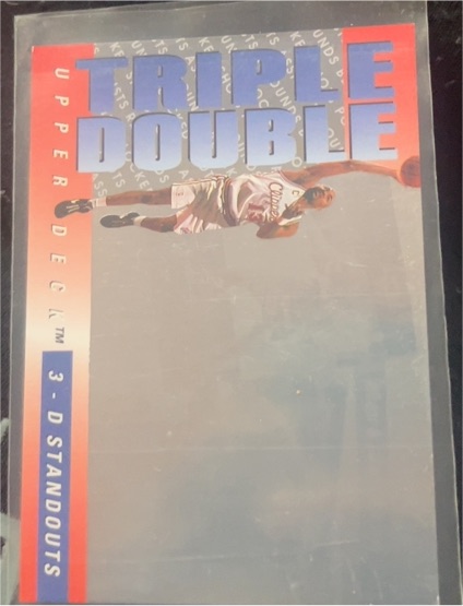 1993-94 Upper Deck #TD5 Mark Jackson Triple Double 3-D Standouts — front