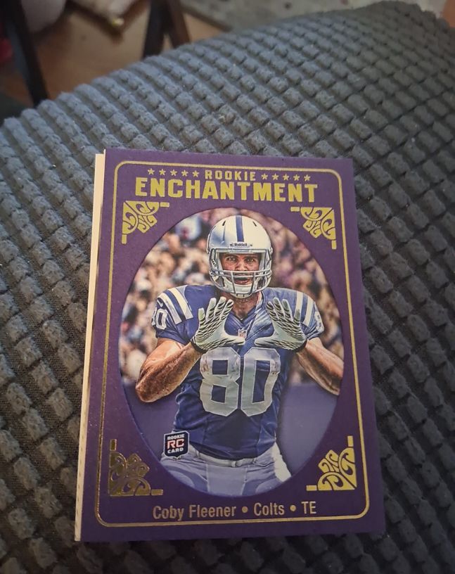 2012 Topps Magic Rookie Enchantment #RE-CF Coby Fleener — front