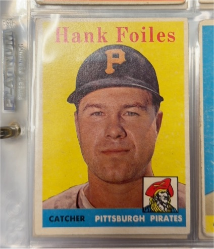 1958 Topps #4 Hank Foiles — front