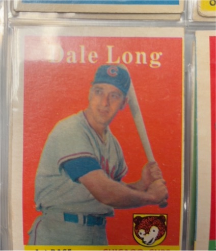 1958 Topps #7 Dale Long — front