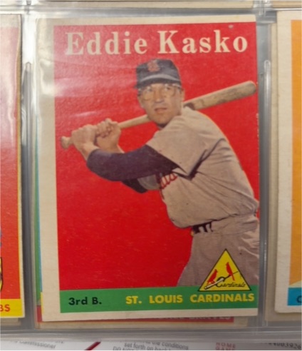 1958 Topps #8 Eddie Kasko — front