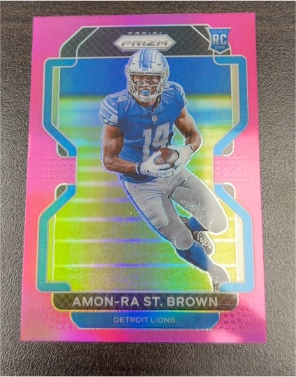 2021 Panini Prizm #358 Amon-Ra St. Brown — front