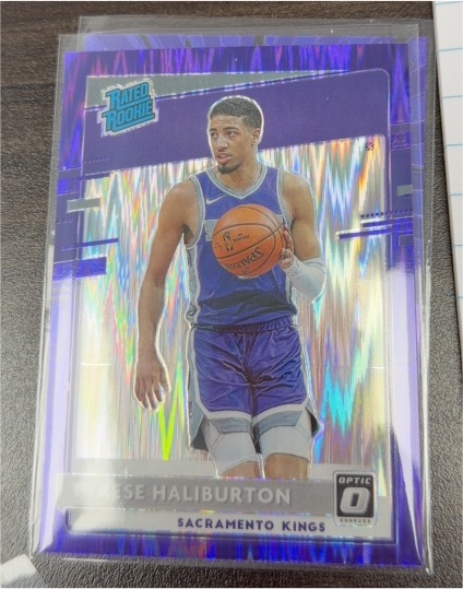 2020-21 Panini Donruss Optic #162 Tyrese Haliburton — front