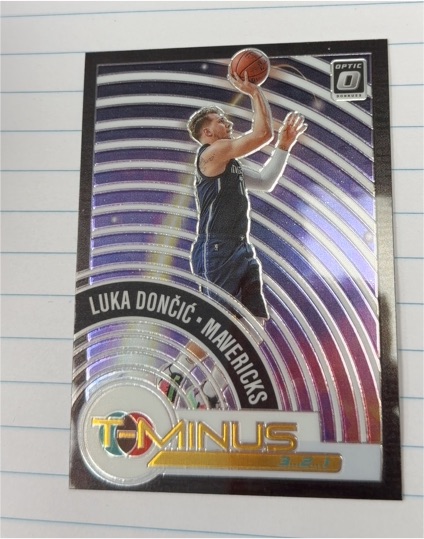 2020-21 Donruss Optic #10 Luka Dončić T-Minus 3...2...1 — front