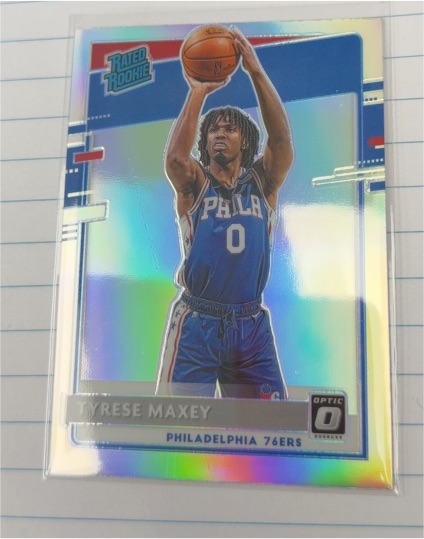 2020-21 Panini Donruss Optic #171 Tyrese Maxey — front