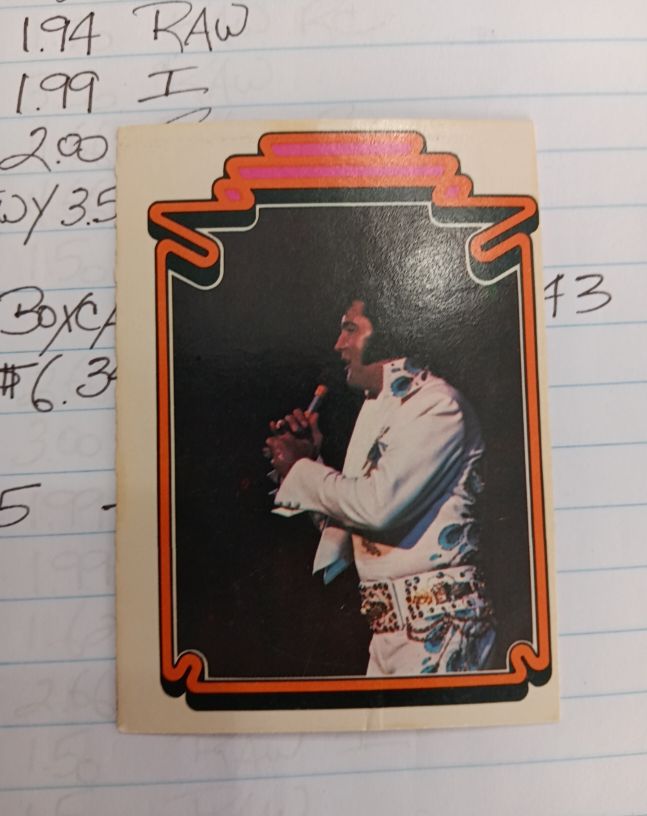 1978 Boxcar Enterprises #10 Elvis Presley — front