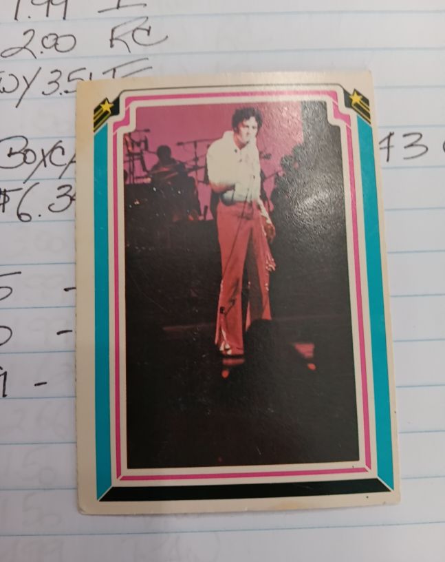 1978 Donruss Boxcar Enterprises #23 Elvis Presley — front