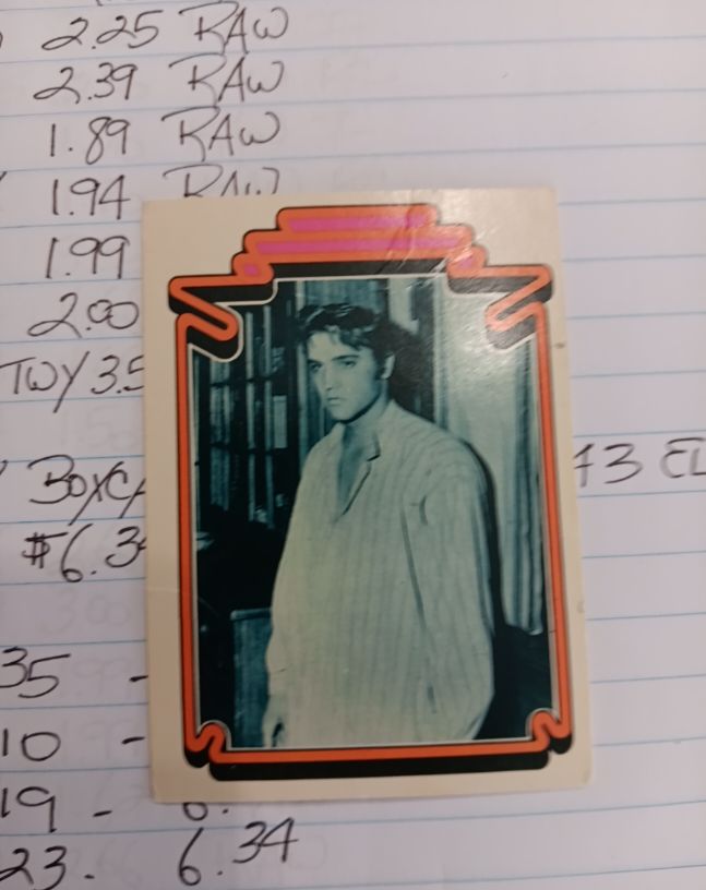 1978 Boxcar Enterprises #58 Elvis Presley — front