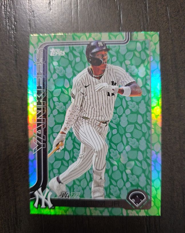 2025 Topps Holiday #H176 Jazz Chisholm Jr. — front