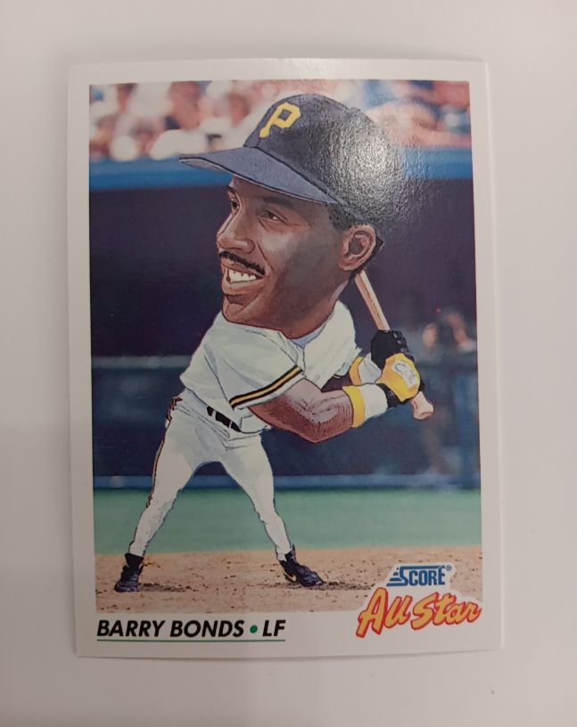 1992 Score #777 Barry Bonds — front