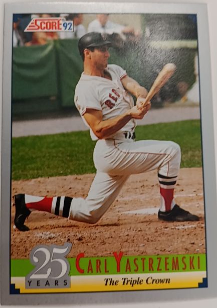 1992 Score #B16 Carl Yastrzemski — front