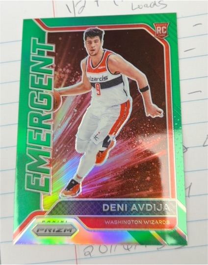 2020-21 Panini Prizm #27 Deni Avdija Emergent — front