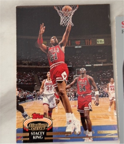 1992-93 Topps Stadium Club #223 Stacey King — front
