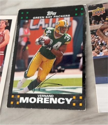 2007 Topps Football #70 Vernand Morency — front