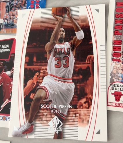 2003-04 SP Authentic #8 Scottie Pippen — front