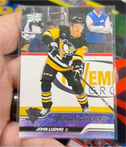 2023-24 Upper Deck Series 2 #490 John Ludvig Young Guns — front