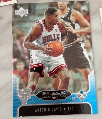 2004-05 Upper Deck Black Diamond #12 Antonio Davis — front