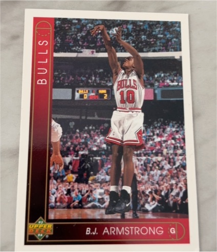 1993-94 Upper Deck #257 B.J. Armstrong — front