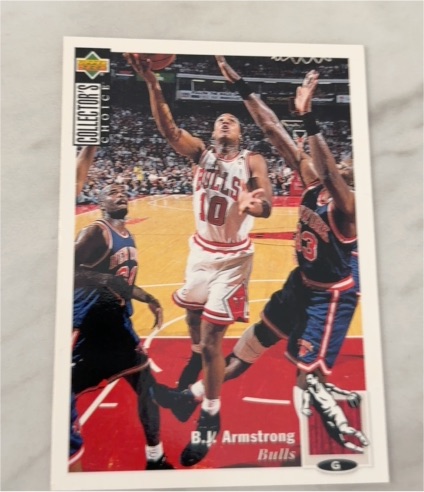 1994-95 Upper Deck Collector's Choice #80 B.J. Armstrong — front
