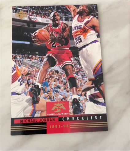 1993 Upper Deck Mr. June #MJ10 Michael Jordan — front