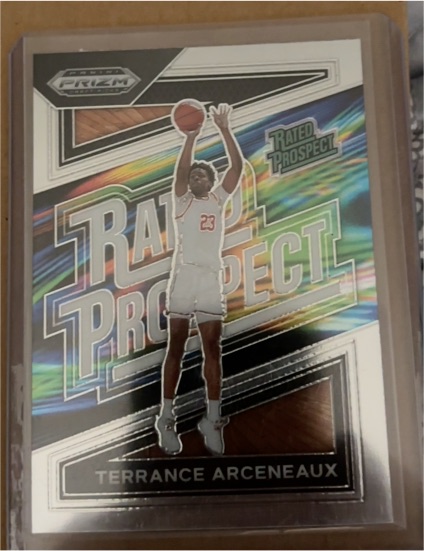 2024 Panini Prizm Draft Picks #3 Terrance Arceneaux Rated Prospect — front