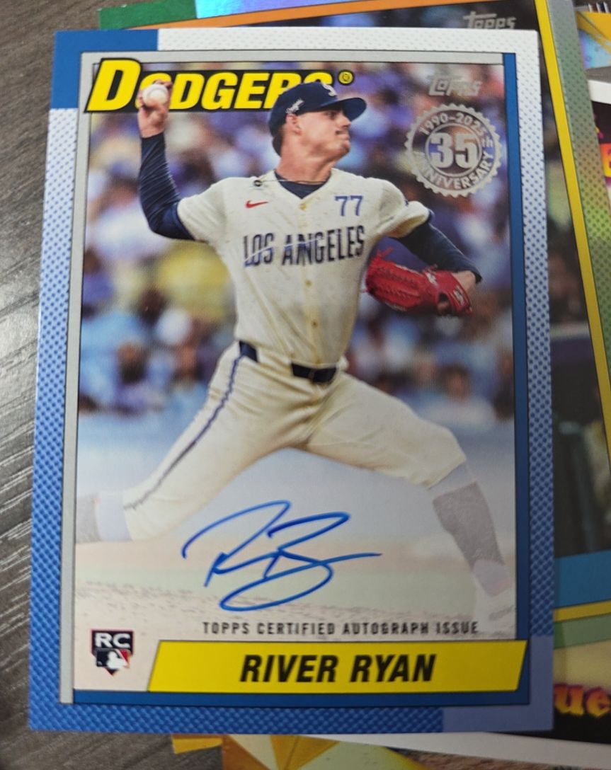 2025 Topps Update #90B2-RR River Ryan — front