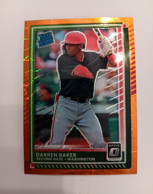 2025 Panini Donruss Optic #43 Darren Baker — front