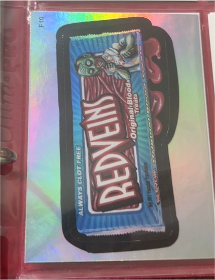 2005 Topps Wacky Packages All-New Series 3 #F10 Redveins — front
