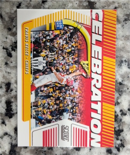 2025 Panini Score Celebration #C-TKE Travis Kelce — front