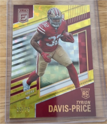 2022 Panini Donruss Elite #33 Tyrion Davis-Price — front