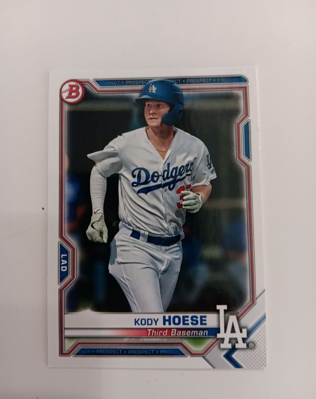 2021 Bowman #BP-39 Kody Hoese — front