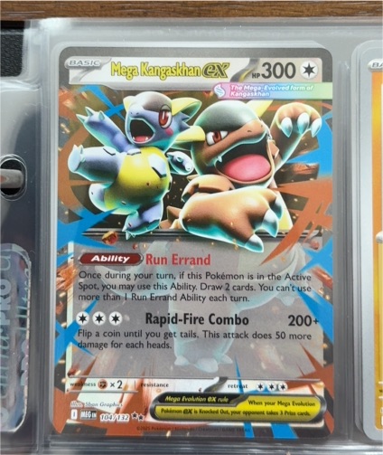 2015 Pokémon Mega Evolution #104 Mega Kangaskhan EX — front