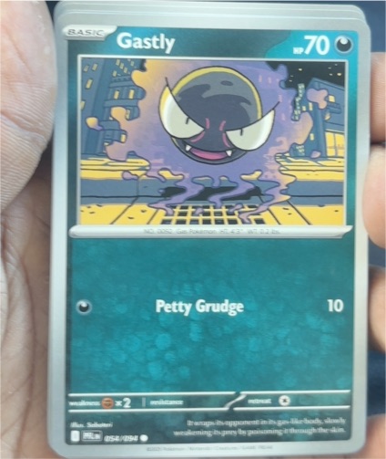 2025 Pokémon Phantasmal Flames #054 Gastly — front