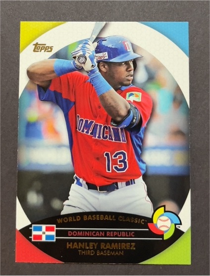 2013 Topps #WBC-5 Hanley Ramirez Dominican Republic — front