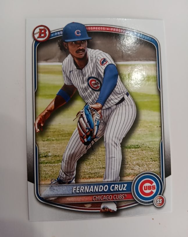 2025 Bowman #BP-110 Fernando Cruz — front