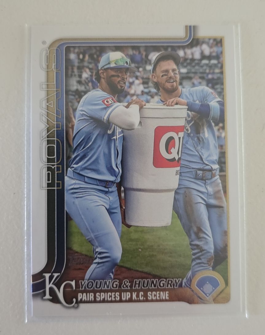 2025 Topps Update #US209 MJ Melendez / Bobby Witt Jr. — front