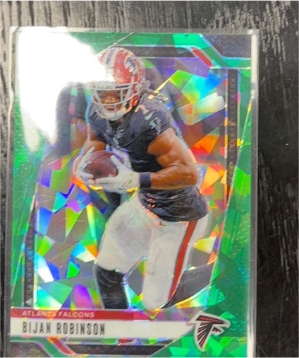 2024 Panini Mosaic Bijan Robinson Green Reactive Prizm — front