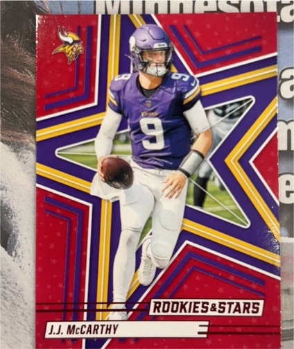 2025 Panini Rookies & Stars #74 J.J. McCarthy — front