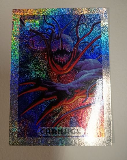 1994 Fleer Marvel Masterpieces Silver Holofoil #2 Carnage — front