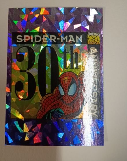 1992 Comic Images Spider-Man 30th Anniversary Prism #P8 Stan Lee — front