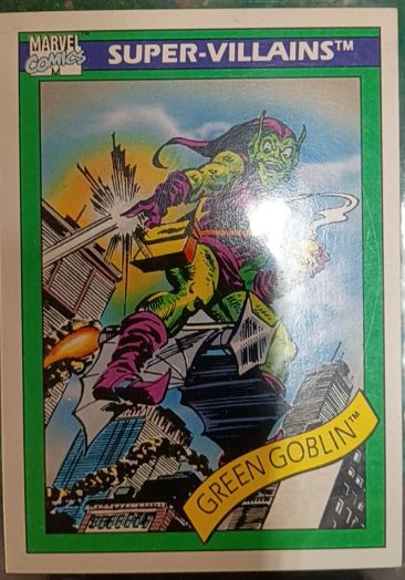 1990 Impel Marvel Universe #74 Green Goblin — front