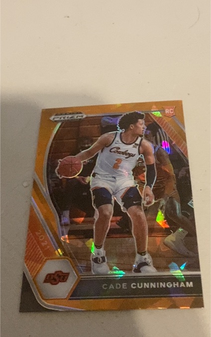 2021-22 Panini Prizm Draft Picks #1 Cade Cunningham — front