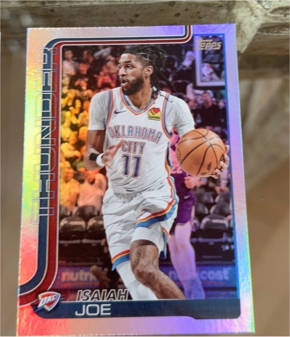 2025-26 Topps #121 Isaiah Joe — front